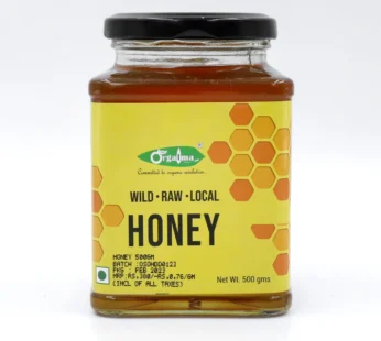 Orgatma Wild Honey 500gm – Pure, Raw & Unprocessed