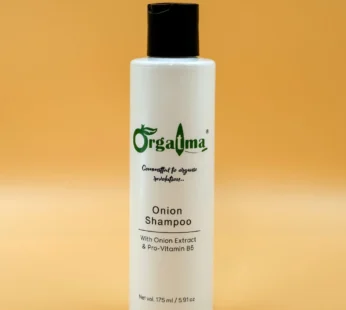 Orgatma Onion Hair Shampoo 175ml – Enriched with Onion Extract & Pro-Vitamin B5